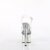 Pleaser ESTEEM-708CK Sandalia de Tacón Plataforma Holo Plata Transparente EU-37 / US-7