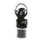 Pleaser ESTEEM-709 Sandalia de Tacón Plataforma Charol Negro Transparente EU-40 / US-10