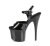 Pleaser ESTEEM-709 Sandalia de Tacón Plataforma Charol Negro EU-36 / US-6