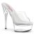 Pleaser EXCITE-601 Sandalia de Tacón Plataforma Transparente EU-35 / US-5