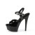Pleaser EXCITE-609 Sandalia de Tacón Plataforma Charol Negro EU-40 / US-10