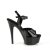 Pleaser EXCITE-609 Sandalia de Tacón Plataforma Charol Negro EU-40 / US-10