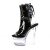 Pleaser FLASHDANCE-1018-7 Botín Plataforma Charol Negro Multicolor EU-36 / US-6