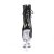 Pleaser FLASHDANCE-1018-7 Botín Plataforma Cuero Sintético Negro EU-35 / US-5