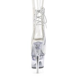 Pleaser FLASHDANCE-1018C-7 Botín Plataforma Transparente EU-35 / US-5