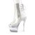 Pleaser FLASHDANCE-1018C-7 Botín Plataforma Transparente EU-35 / US-5
