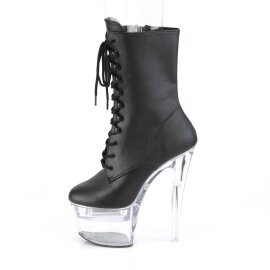 Pleaser FLASHDANCE-1020-7 Botín Plataforma Cuero Sintético Negro Multicolor EU-36 / US-6