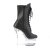 Pleaser FLASHDANCE-1020-7 Botín Plataforma Cuero Sintético Negro Multicolor EU-36 / US-6