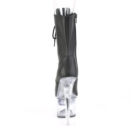 Pleaser FLASHDANCE-1020-7 Botín Plataforma Cuero Sintético Negro Multicolor EU-37 / US-7
