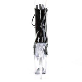 Pleaser FLASHDANCE-1020-8 Botín Plataforma Charol Negro Multicolor EU-35 / US-5