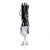 Pleaser FLASHDANCE-1020-8 Botín Plataforma Charol Negro Multicolor EU-35 / US-5