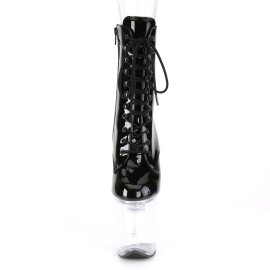 Pleaser FLASHDANCE-1020-8 Botín Plataforma Charol Negro Multicolor EU-36 / US-6