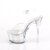 Pleaser FLASHDANCE-608CH Sandalia de Tacón Plataforma Transparente Multicolor EU-37 / US-7