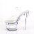 Pleaser FLASHDANCE-708 Sandalia de Tacón Plataforma Transparente Multicolor EU-37 / US-7