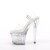 Pleaser FLASHDANCE-708SPEC Sandalia de Tacón Plataforma Transparente Multicolor EU-37 / US-7