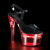 Pleaser FLASHDANCE-709 Sandalia de Tacón Plataforma Transparente Multicolor EU-37 / US-7
