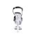Pleaser FLASHDANCE-709 Sandalia de Tacón Plataforma Transparente Multicolor EU-37 / US-7