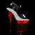 Pleaser FLASHDANCE-808 Sandalia de Tacón Plataforma Transparente Multicolor EU-35 / US-5