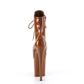 Pleaser FLAMINGO-1020 Botín Plataforma Charol Caramelo EU-36 / US-6