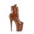 Pleaser FLAMINGO-1020 Botín Plataforma Charol Caramelo EU-36 / US-6