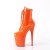Pleaser FLAMINGO-1020 Botín Plataforma Charol Naranja EU-37 / US-7