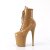 Pleaser FLAMINGO-1020 Botín Plataforma Charol Beige EU-42 / US-12