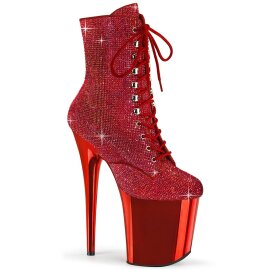 Pleaser FLAMINGO-1020CHRS Botín Plataforma...