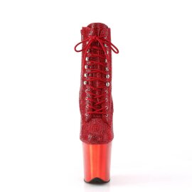 Pleaser FLAMINGO-1020CHRS Botín Plataforma...