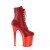 Pleaser FLAMINGO-1020CHRS Botín Plataforma Metalizado Rojo EU-36 / US-6