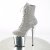 Pleaser FLAMINGO-1020CHRS Botín Plataforma Metalizado Plata EU-44 / US-14