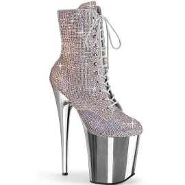 Pleaser FLAMINGO-1020CHRS Botín Plataforma Multi...