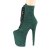 Pleaser FLAMINGO-1020FS Botín Plataforma Ante Verde EU-35 / US-5