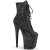 Pleaser FLAMINGO-1020GWR Botín Plataforma Purpurina Negro EU-35 / US-5