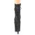 Pleaser FLAMINGO-1020GWR Botín Plataforma Purpurina Negro EU-35 / US-5