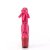 Pleaser FLAMINGO-1020HG Botín Plataforma Charol Purpurina Rosa Multicolor EU-35 / US-5