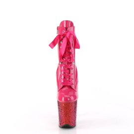 Pleaser FLAMINGO-1020HG Botín Plataforma Charol Purpurina Rosa Multicolor EU-36 / US-6