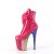Pleaser FLAMINGO-1020HG Botín Plataforma Charol Purpurina Rosa Multicolor EU-36 / US-6