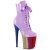 Pleaser FLAMINGO-1020HG Botín Plataforma Charol Purpurina Lila Multicolor EU-35 / US-5