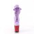 Pleaser FLAMINGO-1020HG Botín Plataforma Charol Purpurina Lila Multicolor EU-35 / US-5