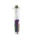 Pleaser FLAMINGO-1020HG Botín Plataforma Charol Purpurina Blanco Multicolor EU-35 / US-5
