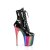 Pleaser FLAMINGO-1020RC Botín Plataforma Charol Metalizado Negro Multicolor EU-35 / US-5