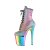Pleaser FLAMINGO-1020RC Botín Plataforma Reflexión Metalizado Multicolor EU-38 / US-8
