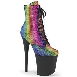 Pleaser FLAMINGO-1020RS Botín Plataforma Metalizado Multicolor EU-39 / US-9