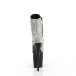 Pleaser FLAMINGO-1020RS Botín Plataforma Metalizado Plata EU-40 / US-10