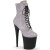 Pleaser FLAMINGO-1020RS Botín Plataforma Metalizado Plata EU-35 / US-5