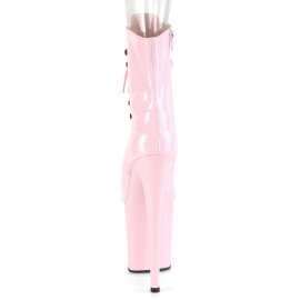 Pleaser FLAMINGO-1021 Botín Plataforma Charol Rosa Claro EU-35 / US-5