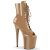 Pleaser FLAMINGO-1021 Botín Plataforma Charol Toffee EU-42 / US-12