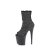 Pleaser FLAMINGO-1031GM Botín Plataforma Metalizado Purpurina Negro Plata EU-41 / US-11