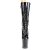 Pleaser FLAMINGO-1050 Botín Plataforma Charol Negro EU-42 / US-12
