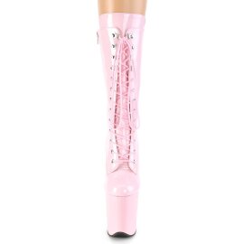 Pleaser FLAMINGO-1050 Botín Plataforma Charol Rosa Claro EU-42 / US-12